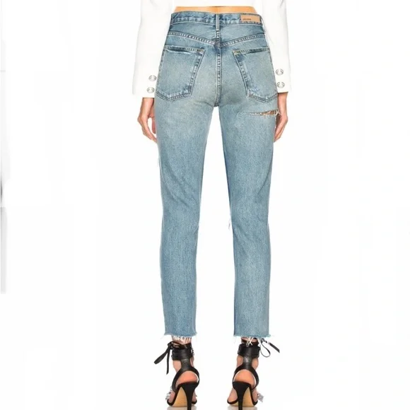 NWT GRLFRND Karolina High Rise Skinny Jeans in A Little More Love 23 - Picture 5 of 15